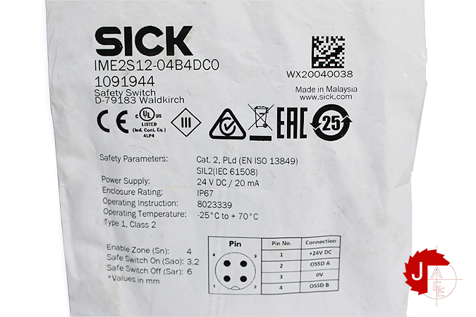 SICK IME2S12-04B4DC0 Safety switches 1091944