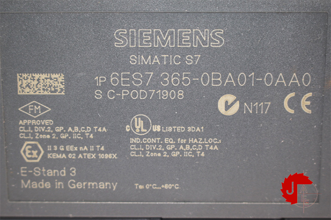 SIEMENS 6ES7 365-0BA01-0AA0 Connection IM 365 for connection of an extension rack without C bus, 2 modules+ connecting cable 1 m