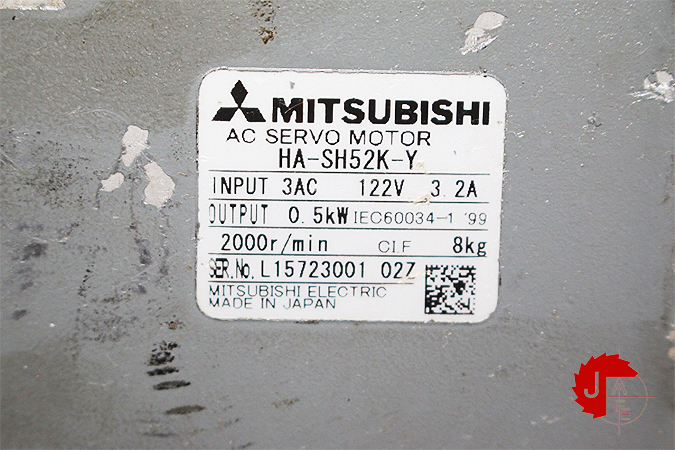 MITSUBISHI HA-SH52K-Y AC SERVO MOTOR