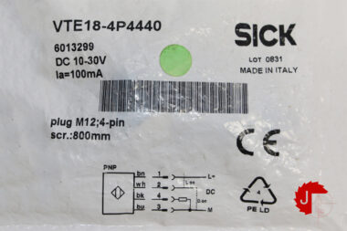 SICK VTE18-4P4440 Photoelectric proximity sensor 6013299