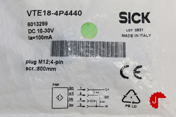 SICK VTE18-4P8440 Photoelectric proximity sensor 6013155