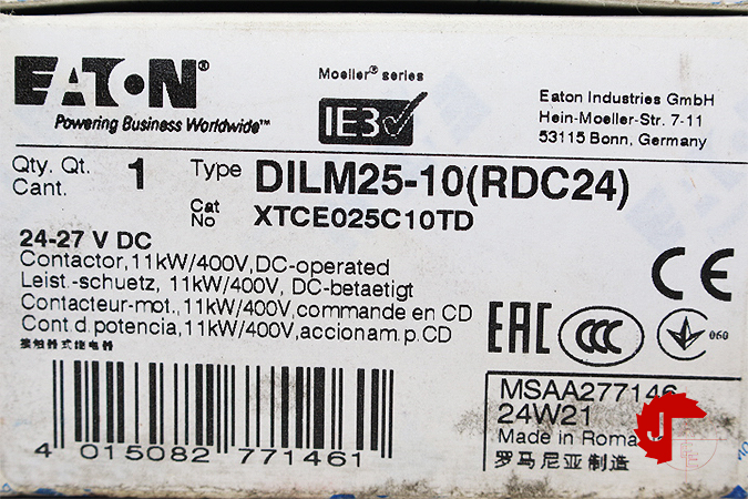 EATON DILM25-10 (RDC24) CONTACTOR
