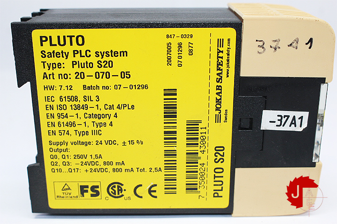 ABB PLUTO S20 Safety PLC