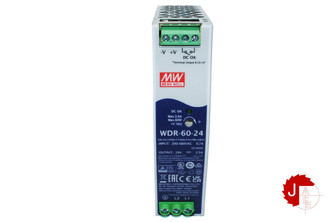 MEAN WELL WDR-60-24  power supply