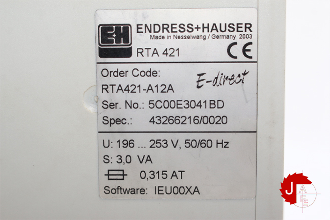 Endress+Hauser RTA421-A12A Contactor