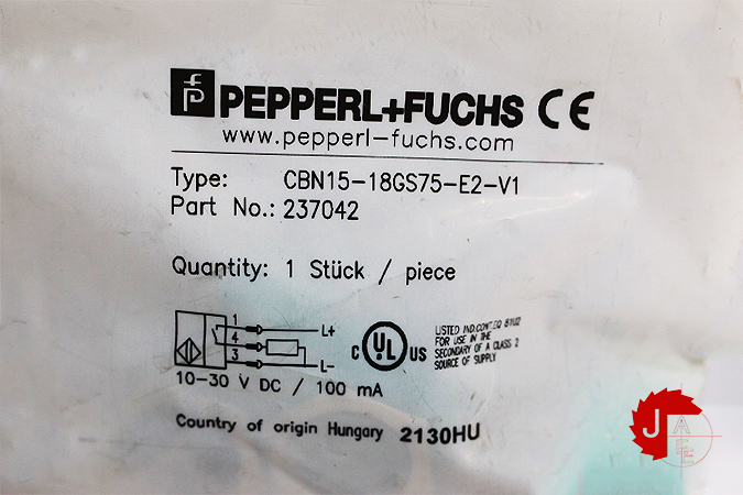 PEPPERL+FUCHS CBN15-18GS75-E2-V1 Capacitive sensor 237042