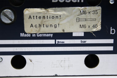 BOSCH 0 810 001 758 DIRECTIONAL CONTROL VALVE 081WV10P1V1011WS220/50-230/60D0
