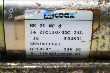 COAX MK 20 NC d COAXIAL VALVE