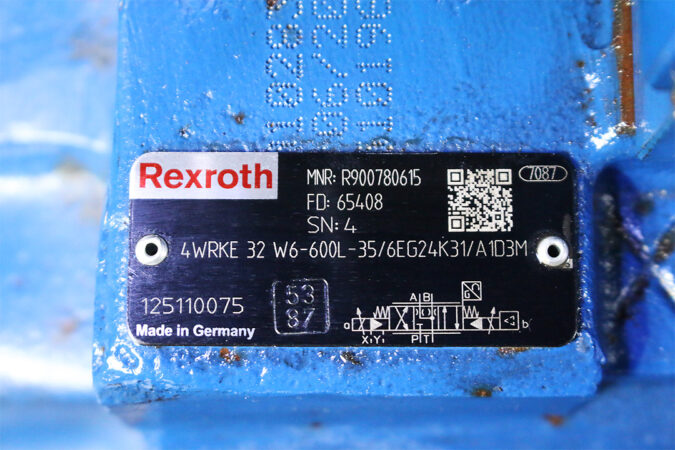 REXROTH R900246274,4WRAP 6 W7-08-30=G24K4/M=00 PROPORTIONAL DIRECTIONAL VALVE R900780615 - Image 3