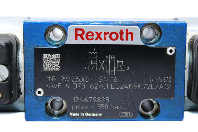 REXROTH R901235365 DIRECTIONAL CONTROL VALVE 4WE6D73-62/OFEG24N9K72L/A12