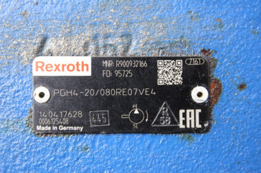 REXROTH R900932166 INTERNAL GEAR PUMP PGH4-20/080RE07VE4
