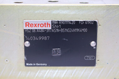 REXROTH R901111420 INTERMEDIATE PLATE HSZ 06 A484-3X/AS1N-BS1NG24N11K4M00