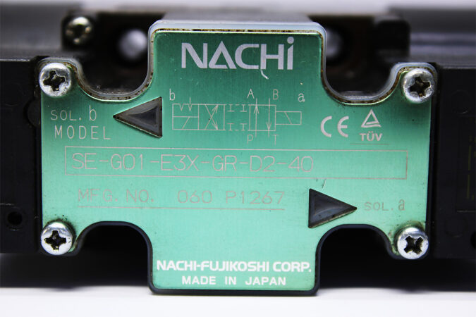 NACHI SE-G01-E3X-GR-D2-40 LOW POWER SOLENOID VALVE