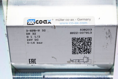 Coax 3-HPB-N 32 Pressure Control Valves 1-16 bar