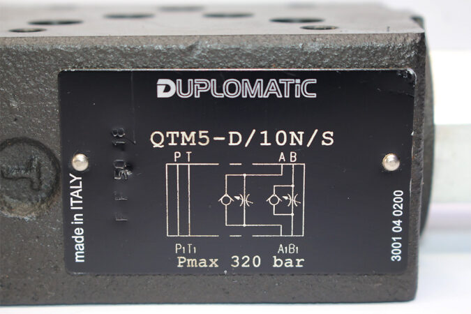 DUPLOMATIC QTM5-D/10N/S FLOW RESTRICTOR VALVE