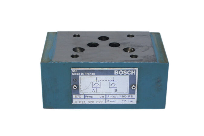 BOSCH 0 811 020 027 BLOCK VALVE COVER PLATE - Image 3