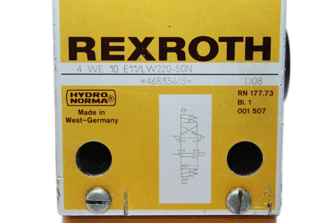 REXROTH 4WE 10E11/LW220-50N DIRECTIONAL CONTROL VALVE