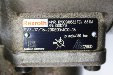 REXROTH R900580382 VANE PUMP PV7-17/16-20RE01MC0-16