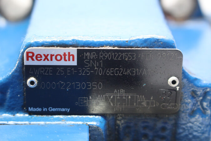 REXROTH R900954489,3DREPE6C-20=25EG24K31/A1M=00 PROPORTIONAL PRESSURE REDUCING VALVE R901221553 - Image 3