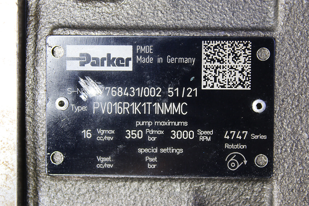 PARKER PV016R1K1T1NMMC AXIAL PISTON PUMP - Jordan Anwar Est.