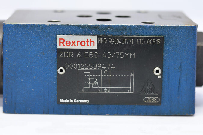 REXROTH R900431771 PRESSURE REDUCING VALVE ZDR6DB2-43/75YM
