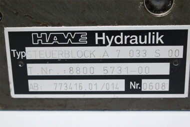 HAWE A 7 033 S 00 STEUER BLOCK