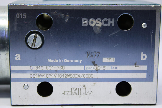 BOSCH 0 810 001 760 DIRECTIONAL CONTROL VALVE 081WV10P1V1012W5024/00D0