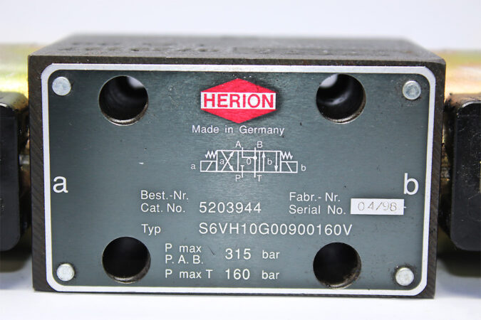 HERION S6VH10G00900160V DIRECTIONAL CONTROL VALVE