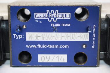 WEBER HYDRAULIK W43E-1AS06-24D-01-D24-K001 PROPORTIONAL DIRECTIONAL VALVE