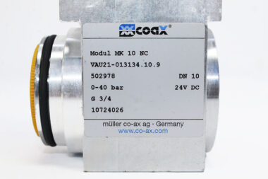 Coax MK 10 NC COAXIAL VALVE 0-40 bar