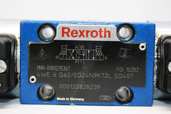 REXROTH R901235367 DIRECTIONAL CONTROL VALVE 4WE6Q62/EG24N9K72LSO407