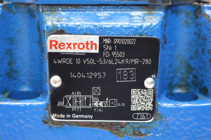REXROTH R900874606,22/4WRDE 10-52/V PILOT VALVE R901020022 - Image 3
