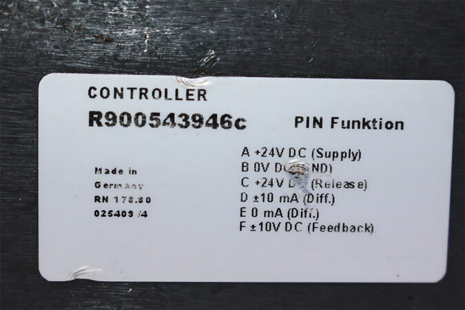 REXROTH R900874606,22/4WRDE 10-52/V PILOT VALVE R901020022 - Image 4