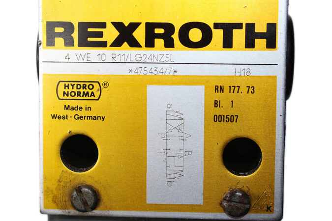 REXROTH 4WE 10 R11/LG24NZ5L DIRECTIONAL CONTROL VALVE