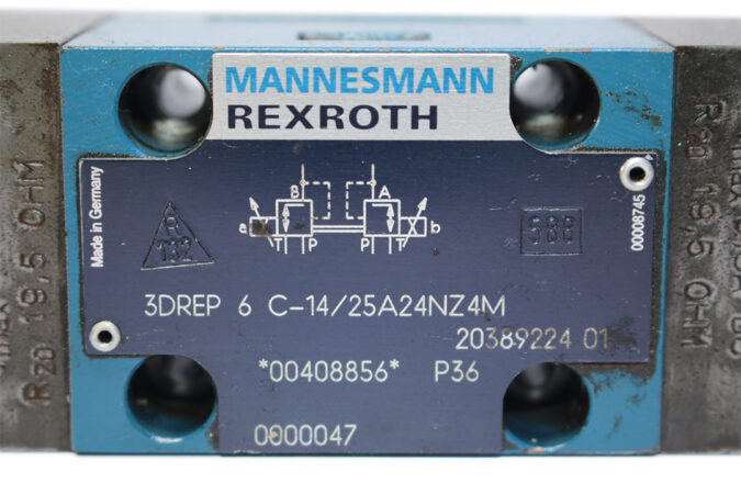 REXROTH R900408856 PROPORTIONAL PRESSURE REDUCING VALVE 3DREP 6 C-14/25A24NZ4M