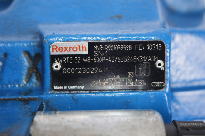 REXROTH R900891138,4WRTE-42/M HIGH RESPONSE VALVE PILOT OPERATED R901039598 - Image 3