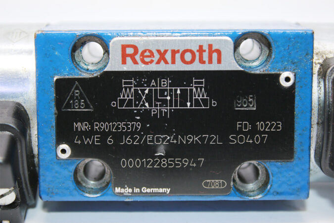 REXROTH R901235379 DIRECTIONAL CONTROL VALVE 4WE6J62/EG24N9K72LSO407