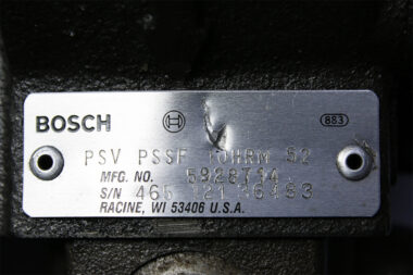 BOSCH PSV PSSF 10HRM 52 HYDRAULIC PUMP 5928714