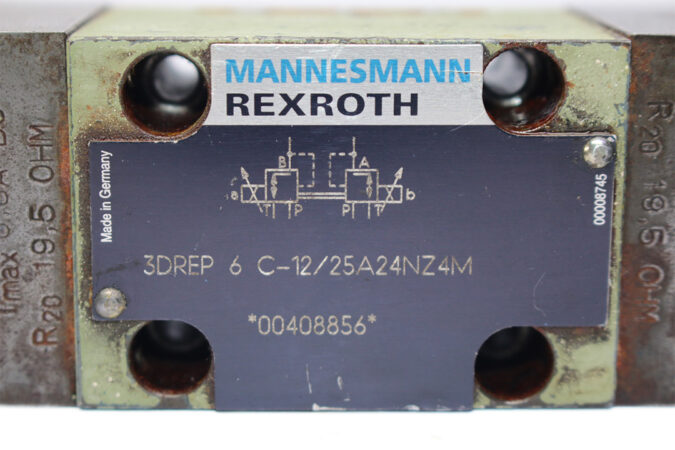 REXROTH R900408856 PROPORTIONAL PRESSURE REDUCING VALVE 3DREP 6 C-12/25A24NZ4M