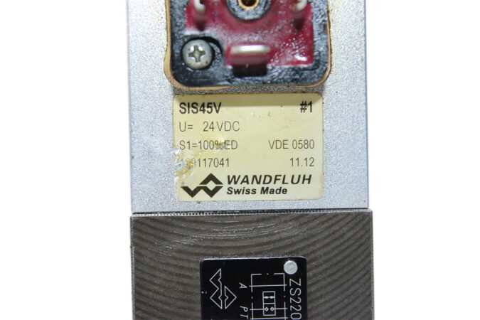 WANDFLUH ZS22061P #1 SOLENOID OPERATED POPPET VALVE - Image 4