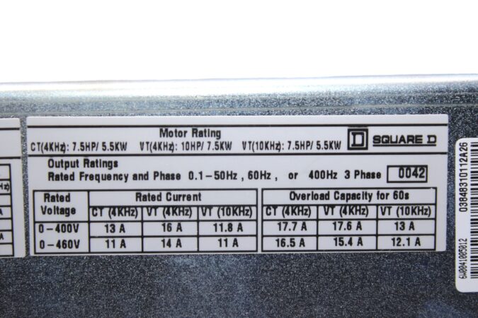 TELEMECANIQUE ATV66U90N4 SPEED DRIVE CONTROLLER - Image 5